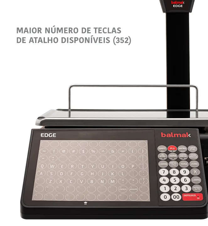 Balança computadora Balmak Edge com impressora integrada
